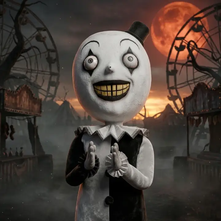 Art The Clown — the unwelcome guest